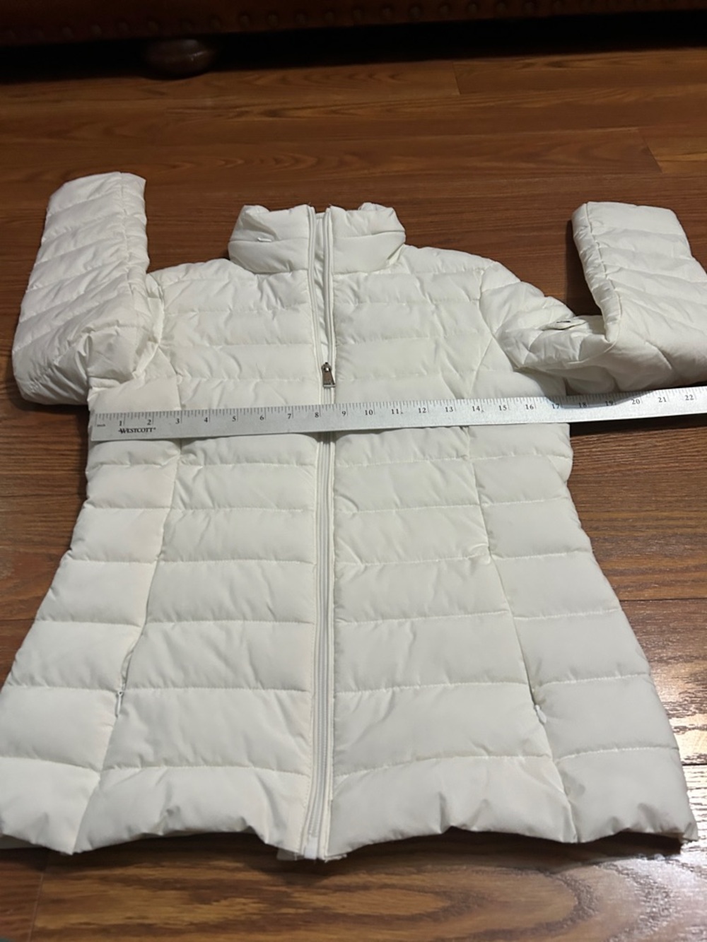 Lauren Ralph Lauren Stark White Quilted Travel Hooded Puffer Jacket Size XS - Picture 11 of 12